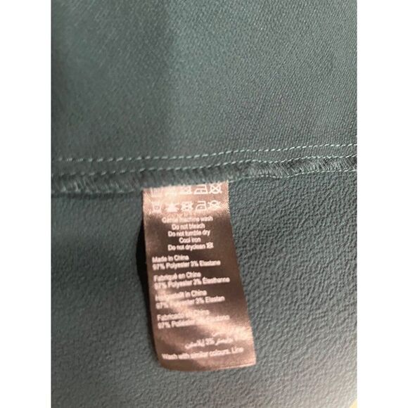 City Chic Romantic Mood PeplumTop, Jade, Size XXS (US 12)-see size chart - Picture 7 of 12